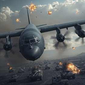 Modern Gunships: AC130 WarGame