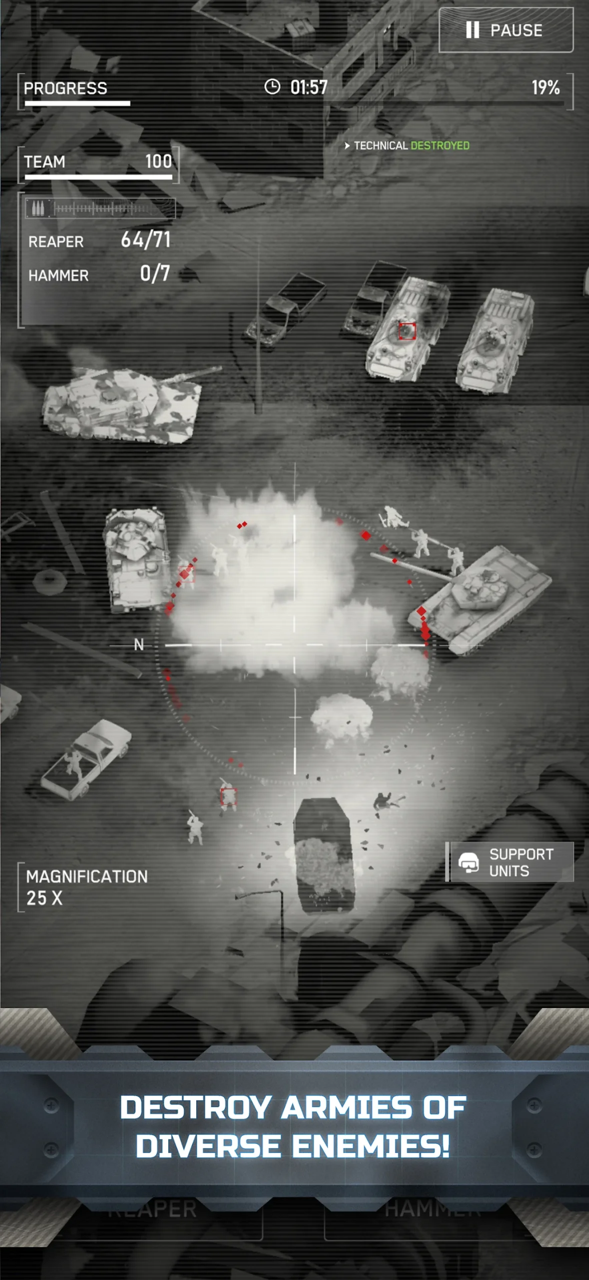 Modern Gunships: AC130 WarGame gameplay screenshot 4