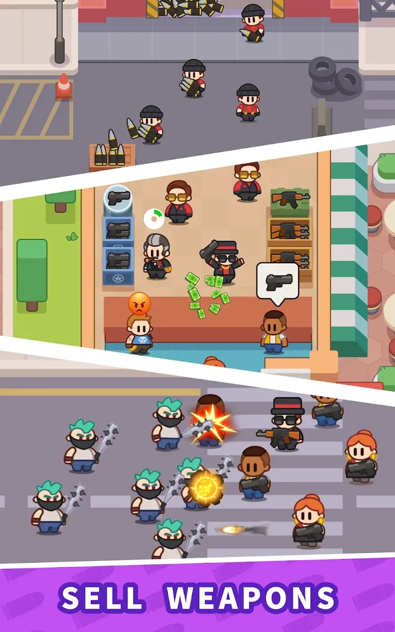 Mafia Shop Tycoon: Idle Game aperçu de l'écran 2