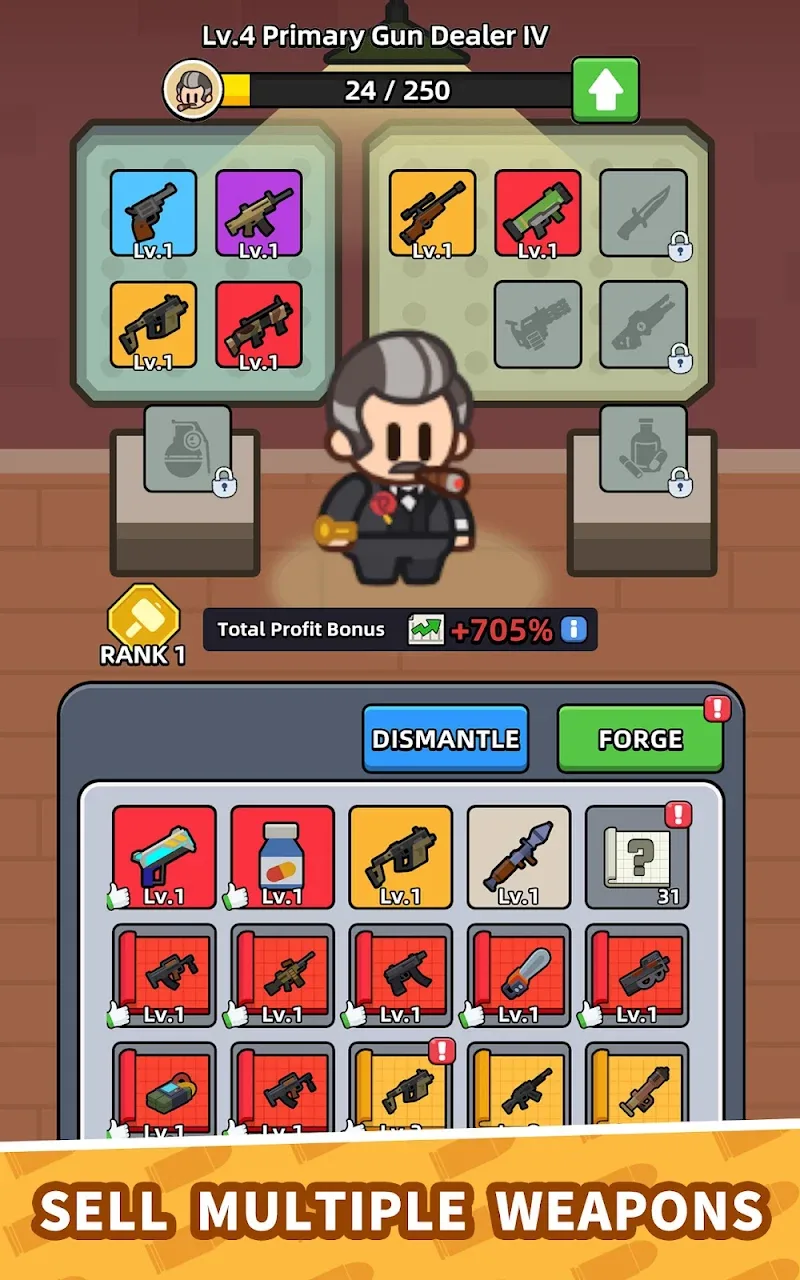Mafia Shop Tycoon: Idle Game aperçu de l'écran 4