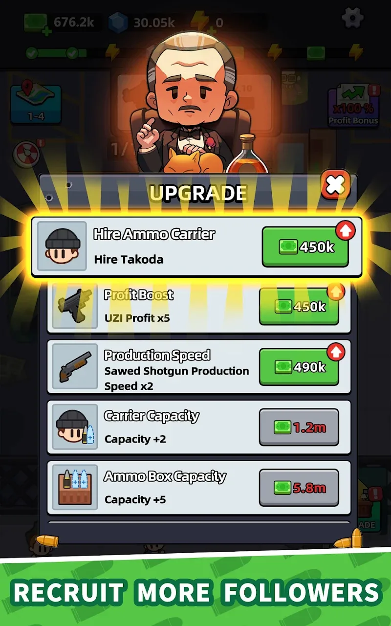 Mafia Shop Tycoon: Idle Game aperçu de l'écran 3