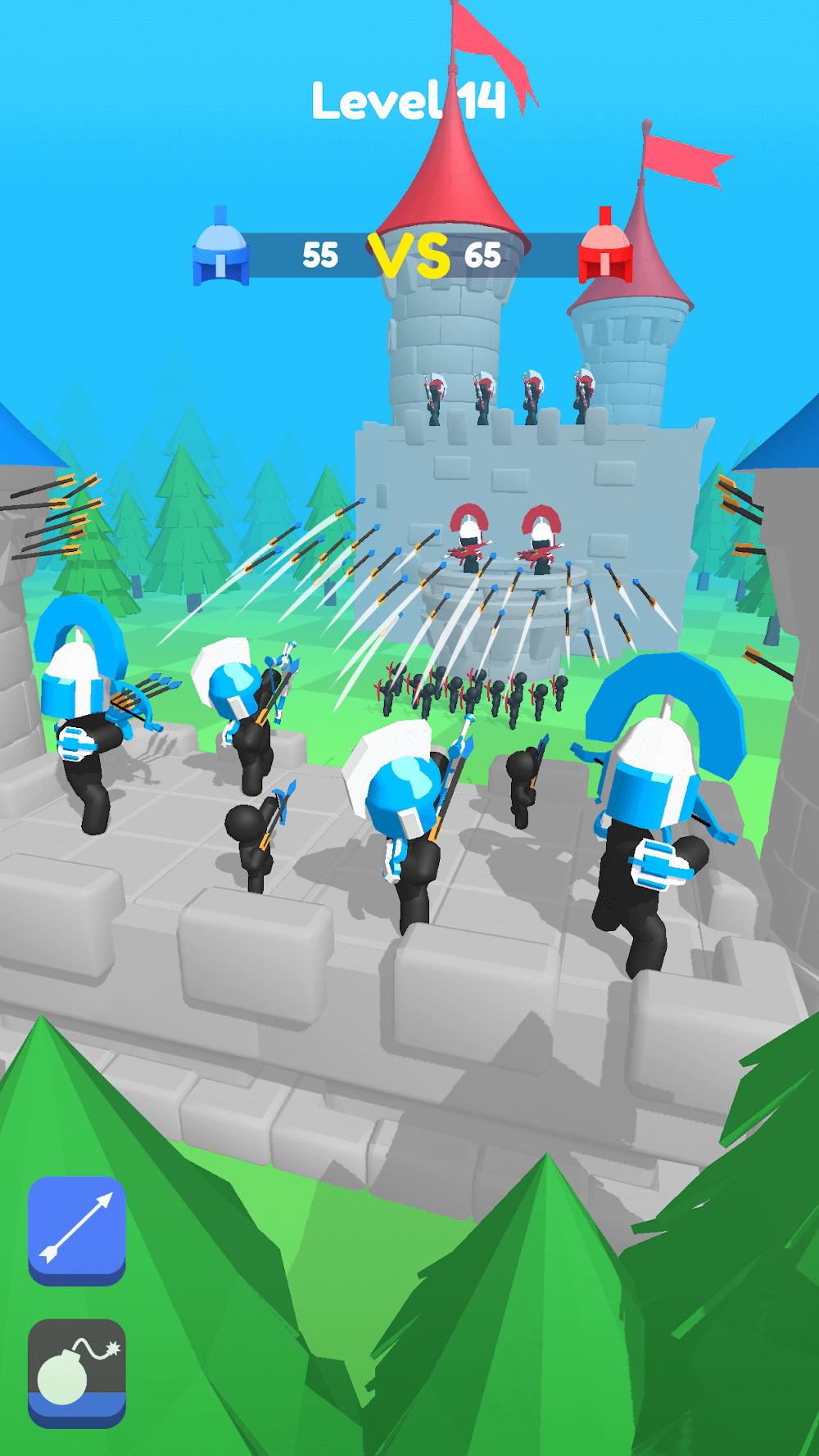 Capture d'écran Merge Archers: Castle Defense 4