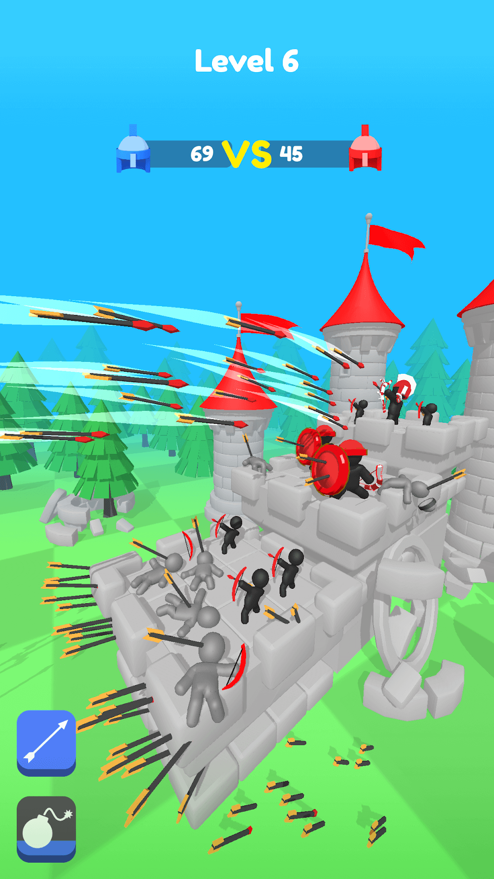 Capture d'écran Merge Archers: Castle Defense 6