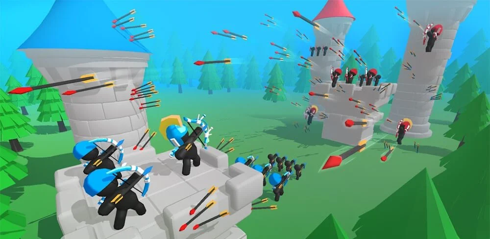 Capture d'écran Merge Archers: Castle Defense 1