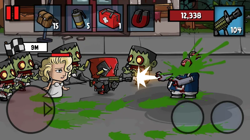 Captura de pantalla del juego Zombie Age 3 Premium: Survival 3