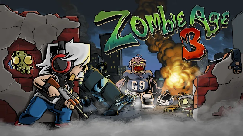 Captura de pantalla del juego Zombie Age 3 Premium: Survival 2