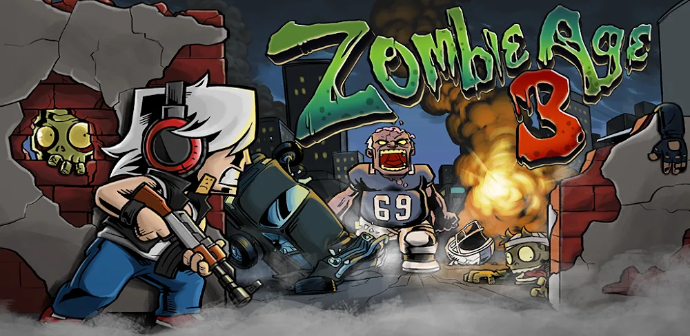 Captura de pantalla del juego Zombie Age 3 Premium: Survival 1