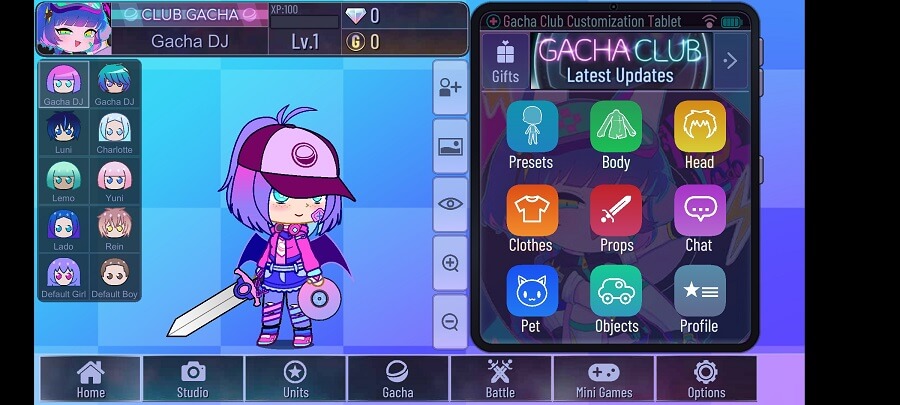 Capture d'écran de gameplay Gacha Star 2