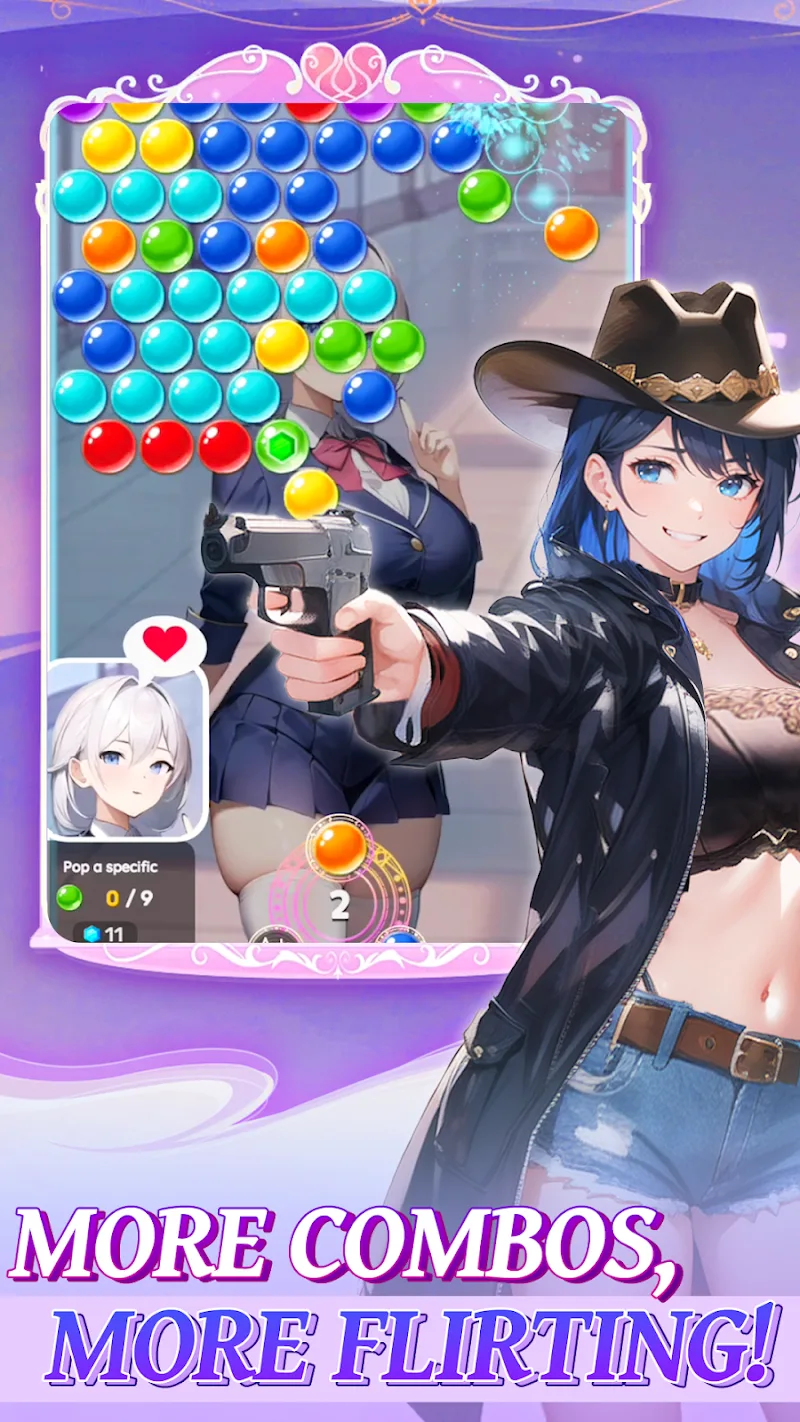 Lovely Shooter: Secret Girl capture d'écran de jeu 3