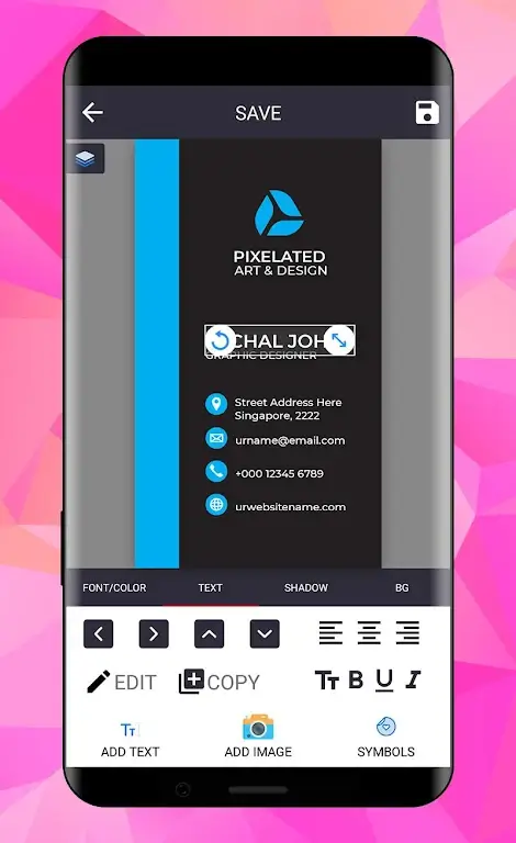 Ultimate Business Card Maker app screenshot 5
