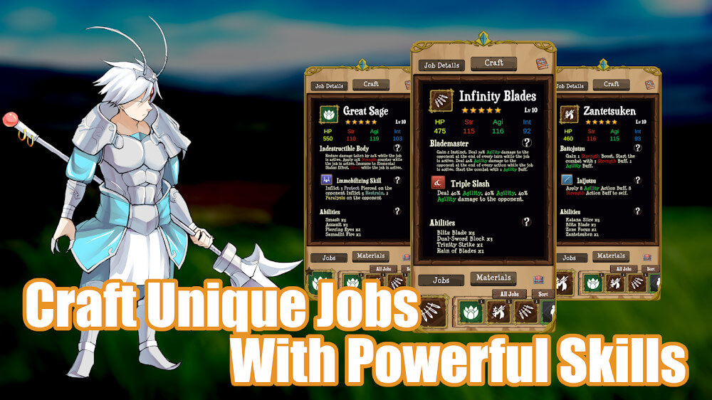 Jobmania Eternal Dungeon gameplay screenshot 3