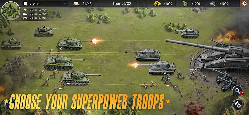 World War 2: Strategy Battle screenshot 5