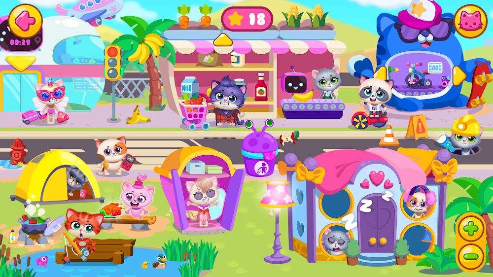 Capture d'écran du jeu Little Kitty Town 3