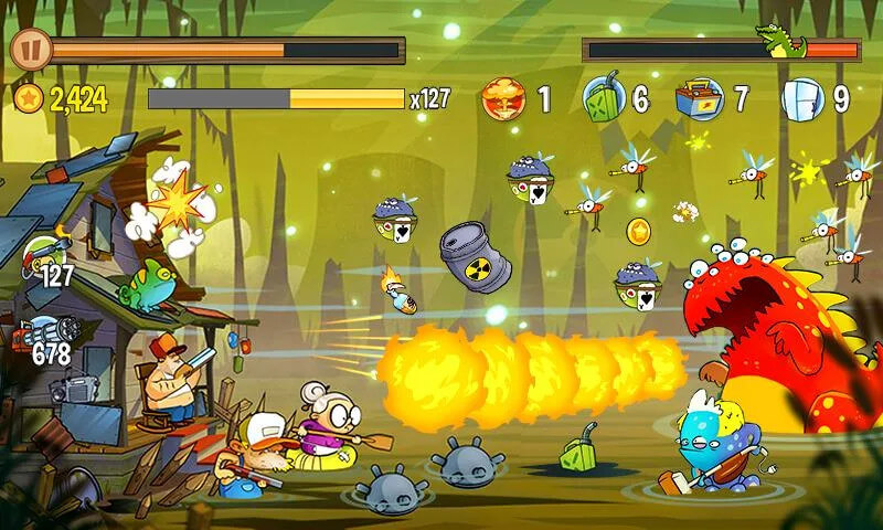 Swamp Attack gameplay screenshot 6