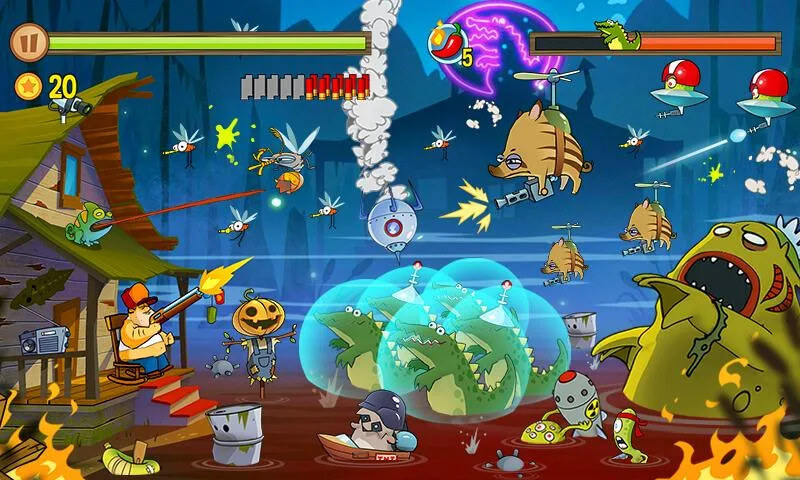 Swamp Attack gameplay screenshot 5