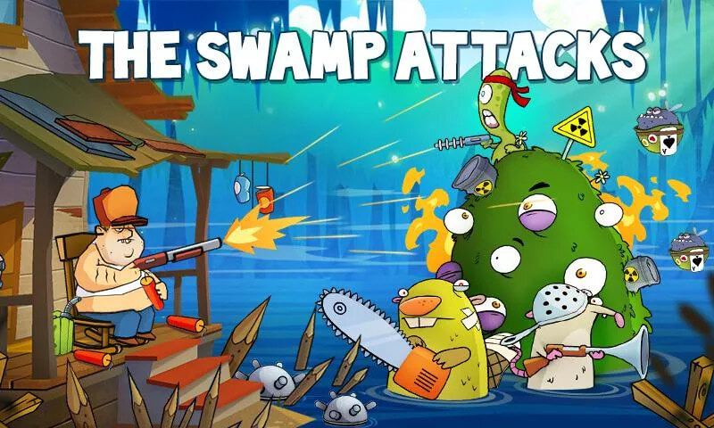 Swamp Attack gameplay screenshot 2