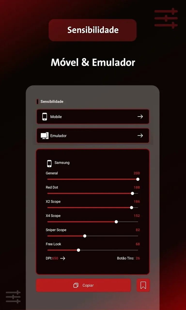 Captura de pantalla 2 de Sensi Pro & Game Tools
