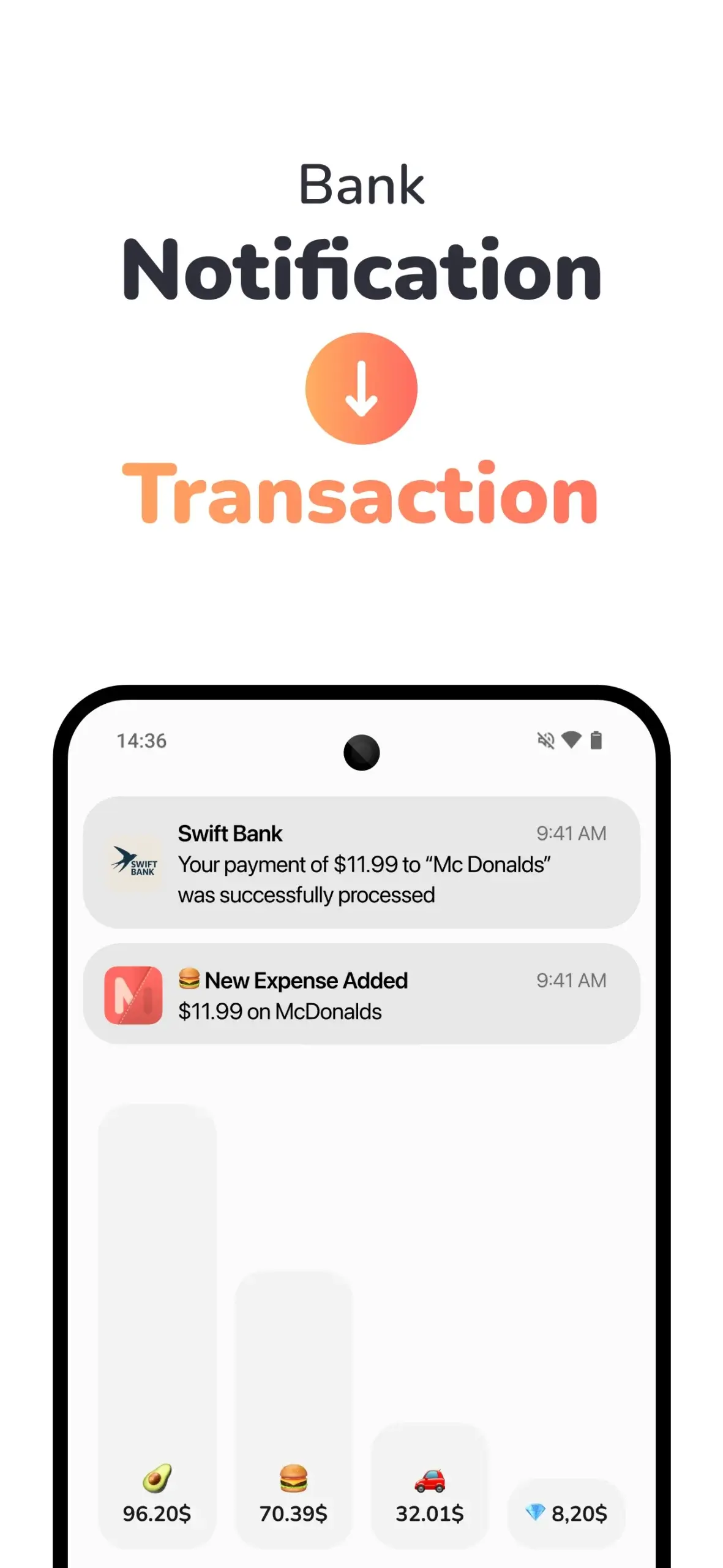 Capture d'écran – Expense Tracker – MonAi 1