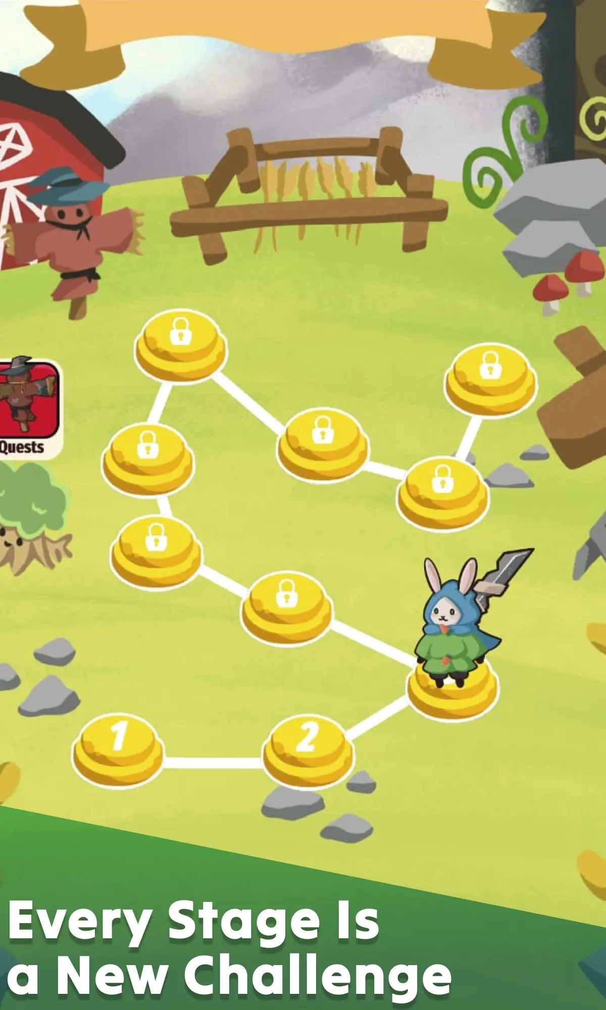 Capture d'écran du gameplay de Tiny Hero RPG: Epic Animals 5