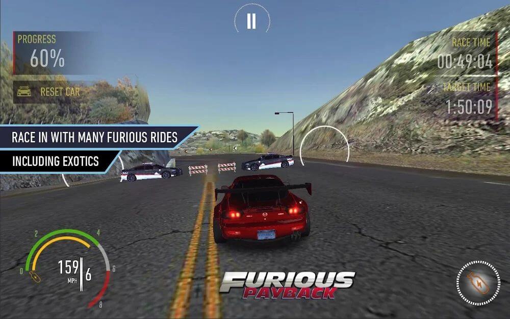 Capture d'écran Furious Payback Racing 3