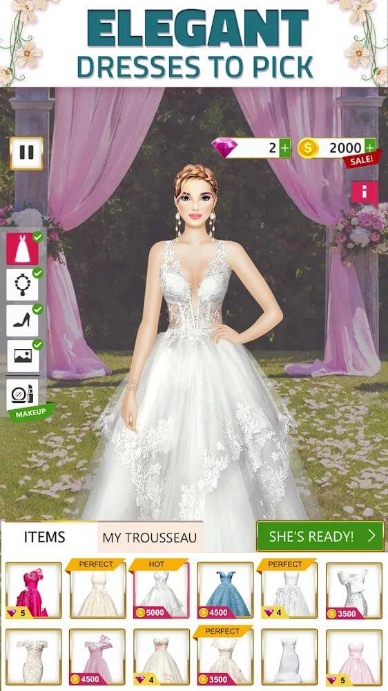 Super Wedding Dress Up Stylist screenshot 4