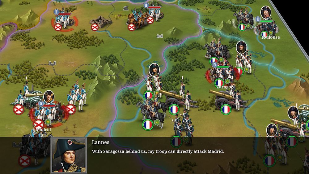 Pratinjau dalam game European War 6: 1804 6