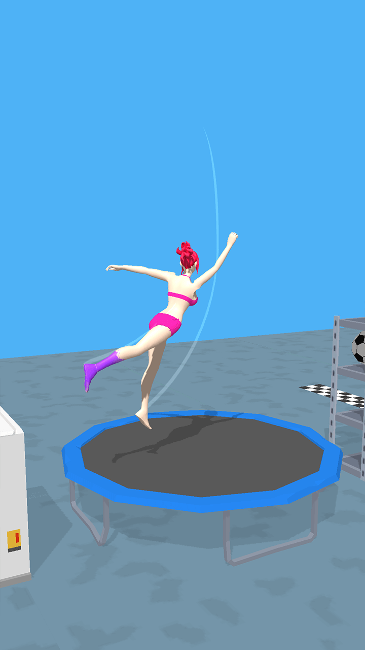 Capture d'écran du gameplay de Jump Girl 3