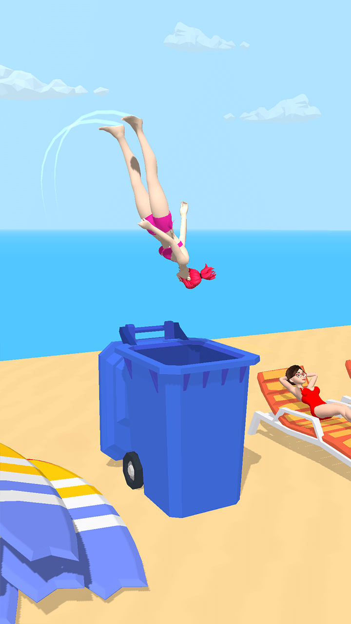 Capture d'écran du gameplay de Jump Girl 7