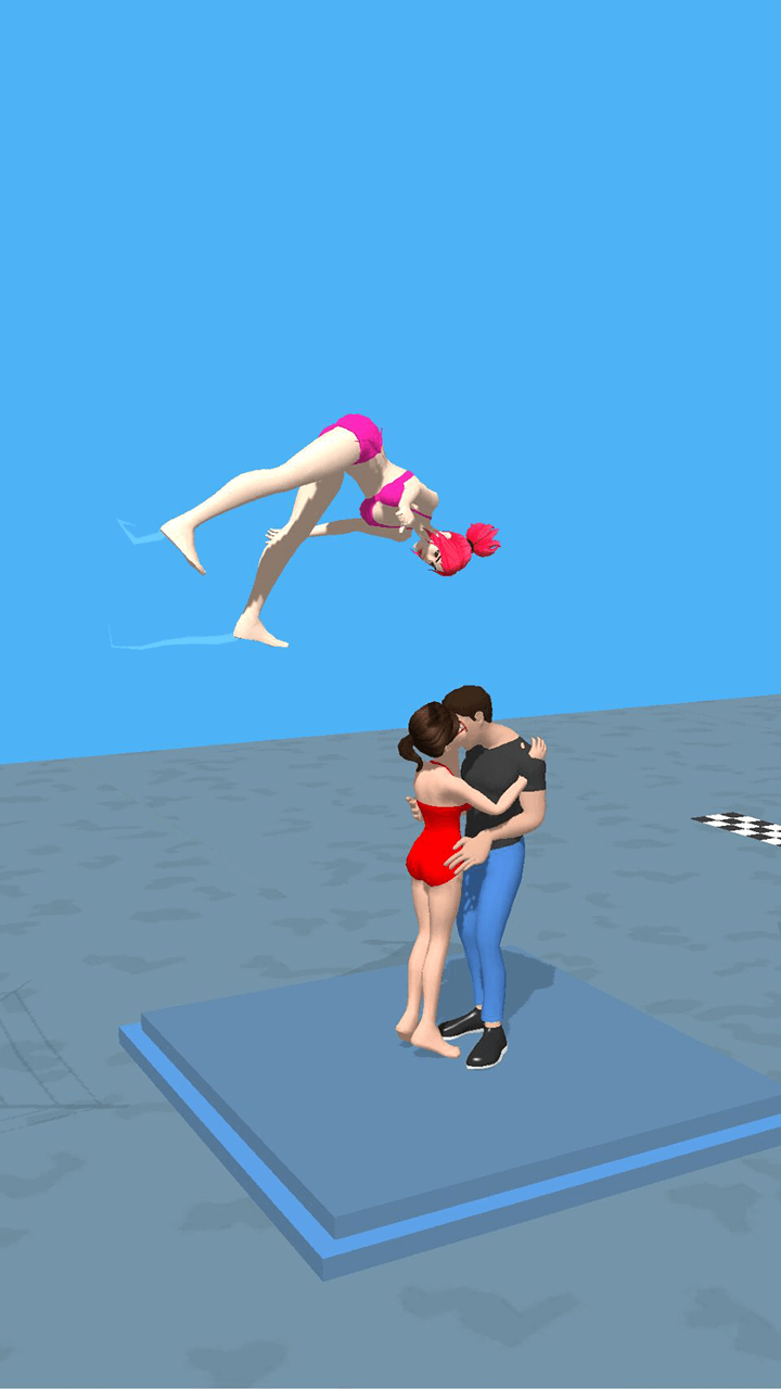 Capture d'écran du gameplay de Jump Girl 5