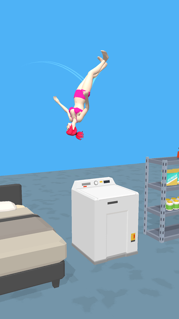 Capture d'écran du gameplay de Jump Girl 2