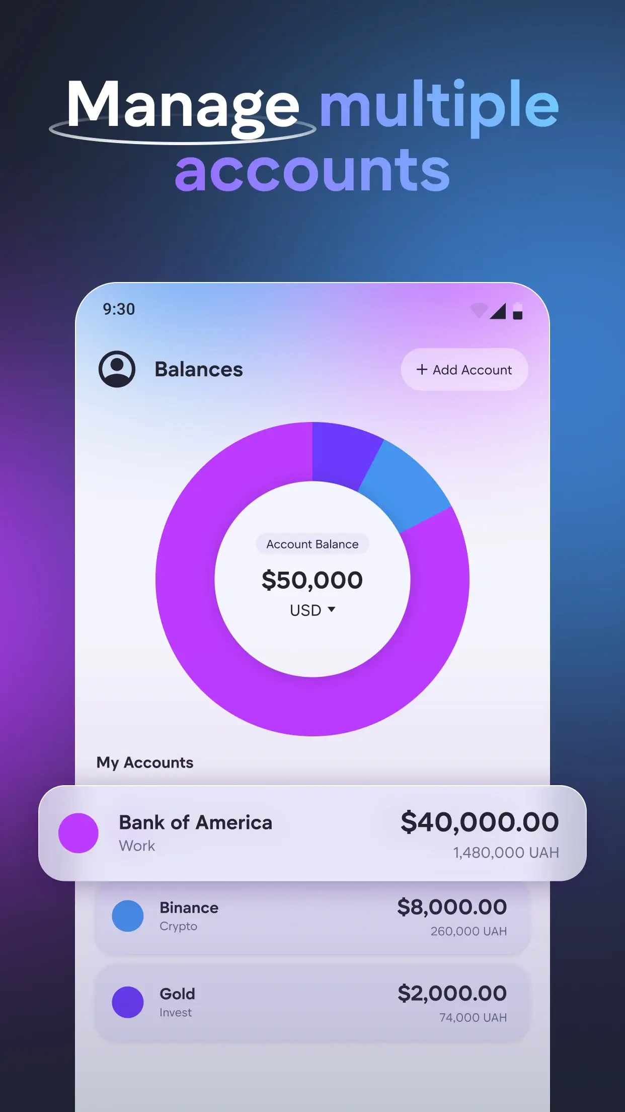 Aperçu de l'application Budge: Savings & Budget Planner 3