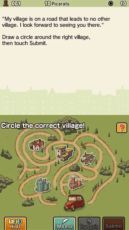 Capture d'écran du gameplay de Layton: Curious Village in HD 7