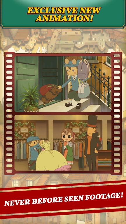 Capture d'écran du gameplay de Layton: Curious Village in HD 3