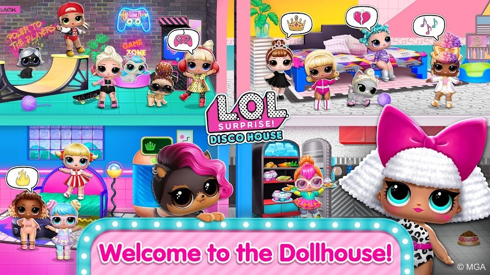 Capture d'écran du gameplay de L.O.L. Surprise! Disco House 4