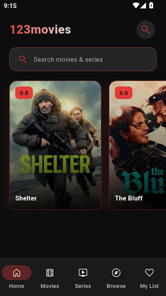 Скриншот приложения 123Movies 2