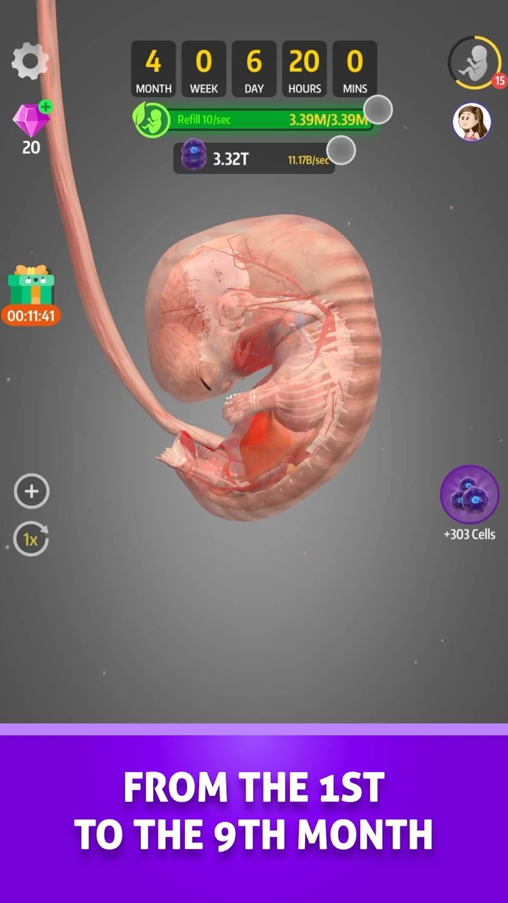 Idle 9 Months gameplay screenshot 4