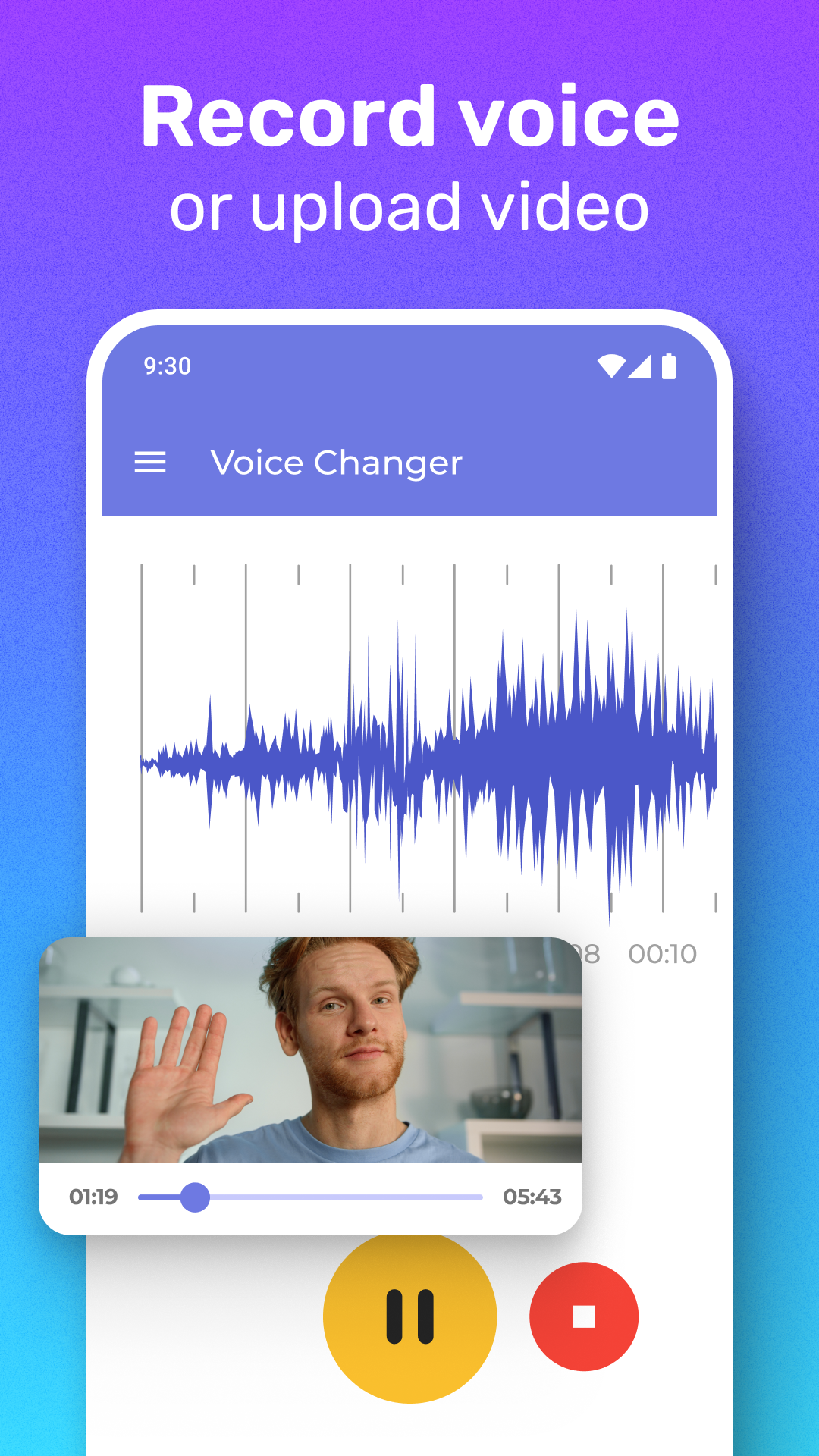 Capture d'écran de l'application Video Voice Changer + Effects 2