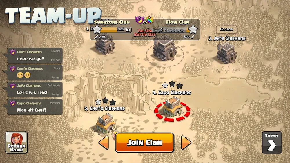 Captura de pantalla del juego de Clash of Clans 4