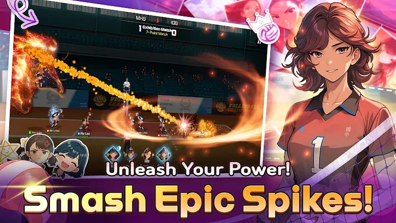 Volley Girls: Volleyball SPIKE in-game screenshot 4