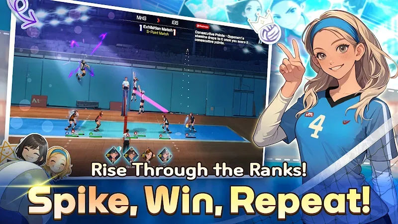 Volley Girls: Volleyball SPIKE in-game screenshot 3