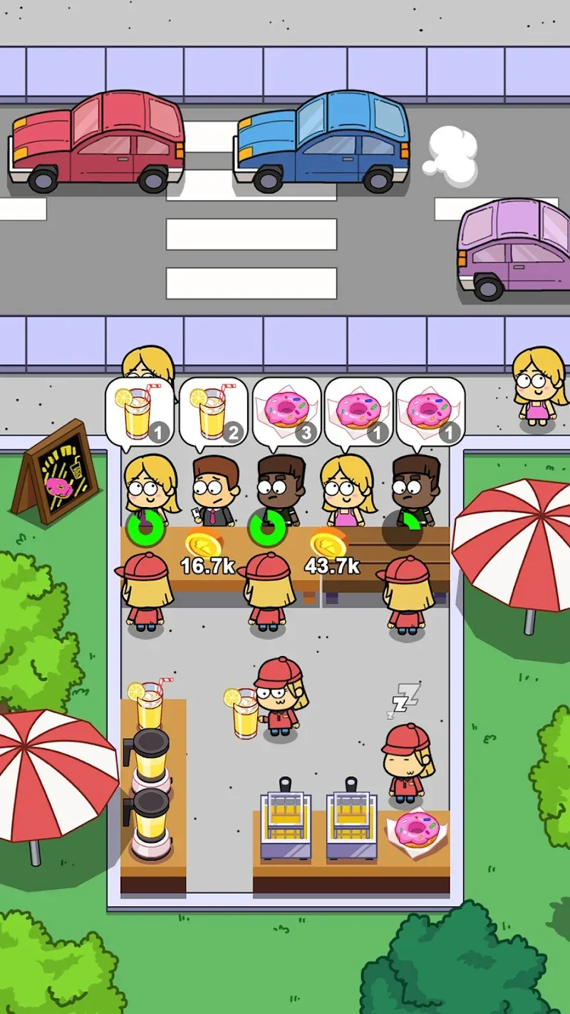 Capture d'écran de gameplay Idle Food Bar 3