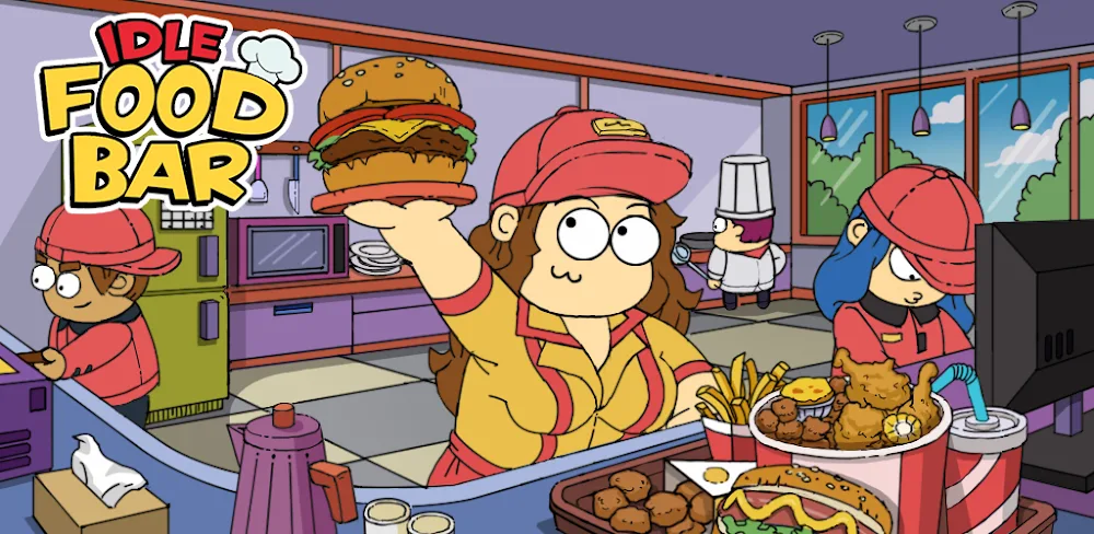 Capture d'écran de gameplay Idle Food Bar 1