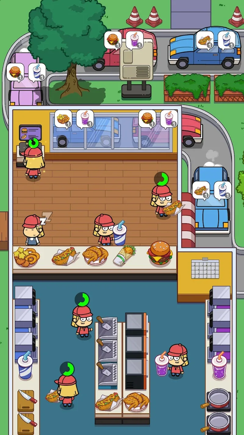 Capture d'écran de gameplay Idle Food Bar 4