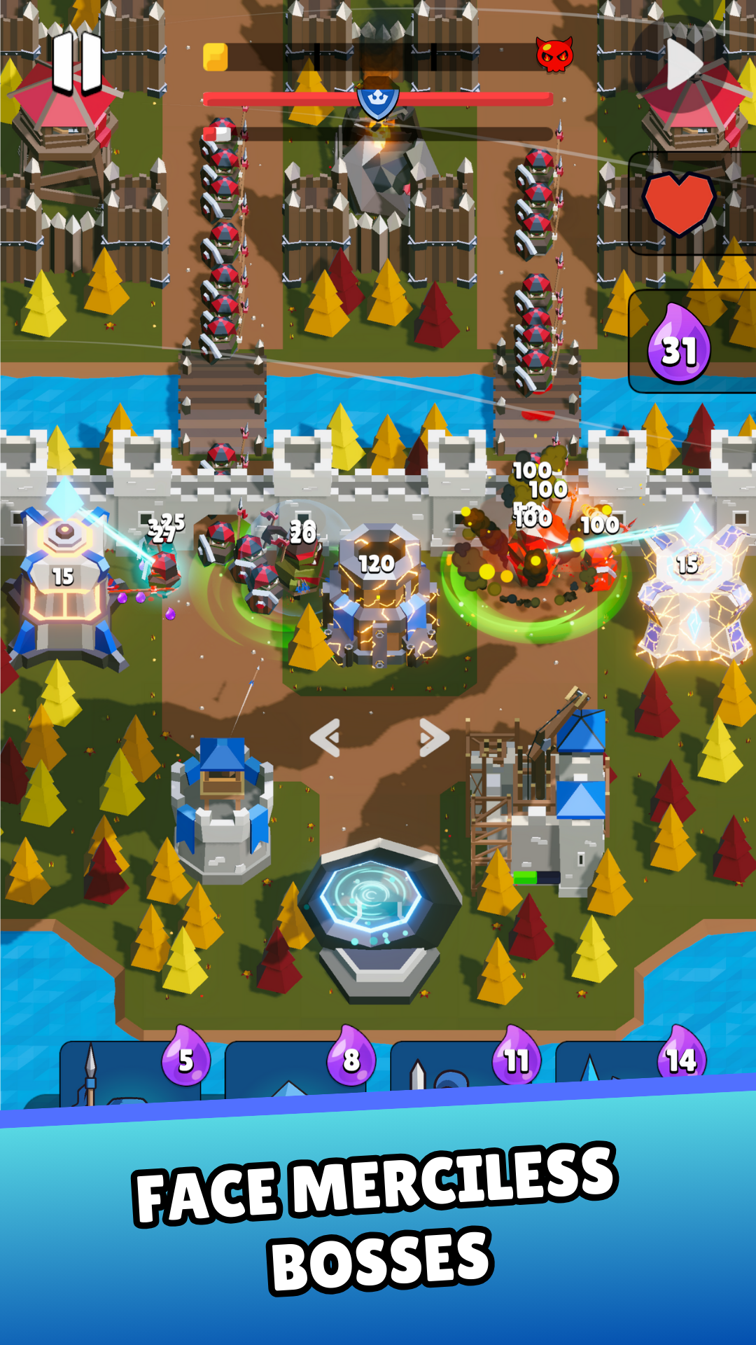 Capture d'écran du gameplay de Fortura 2