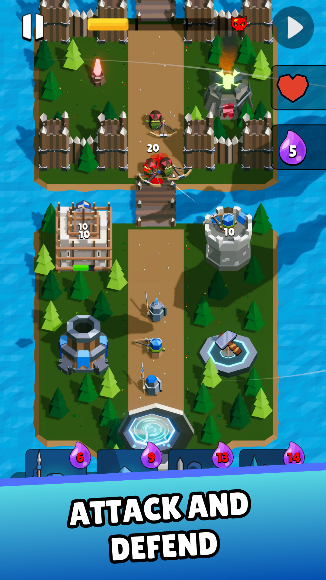 Capture d'écran du gameplay de Fortura 5