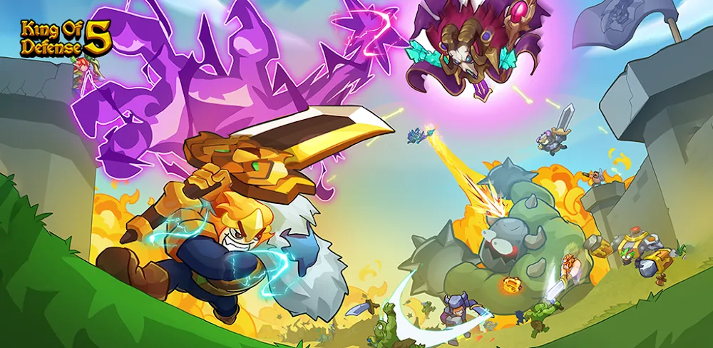 King of Defense 5: TD Games gameplay screenshot 1