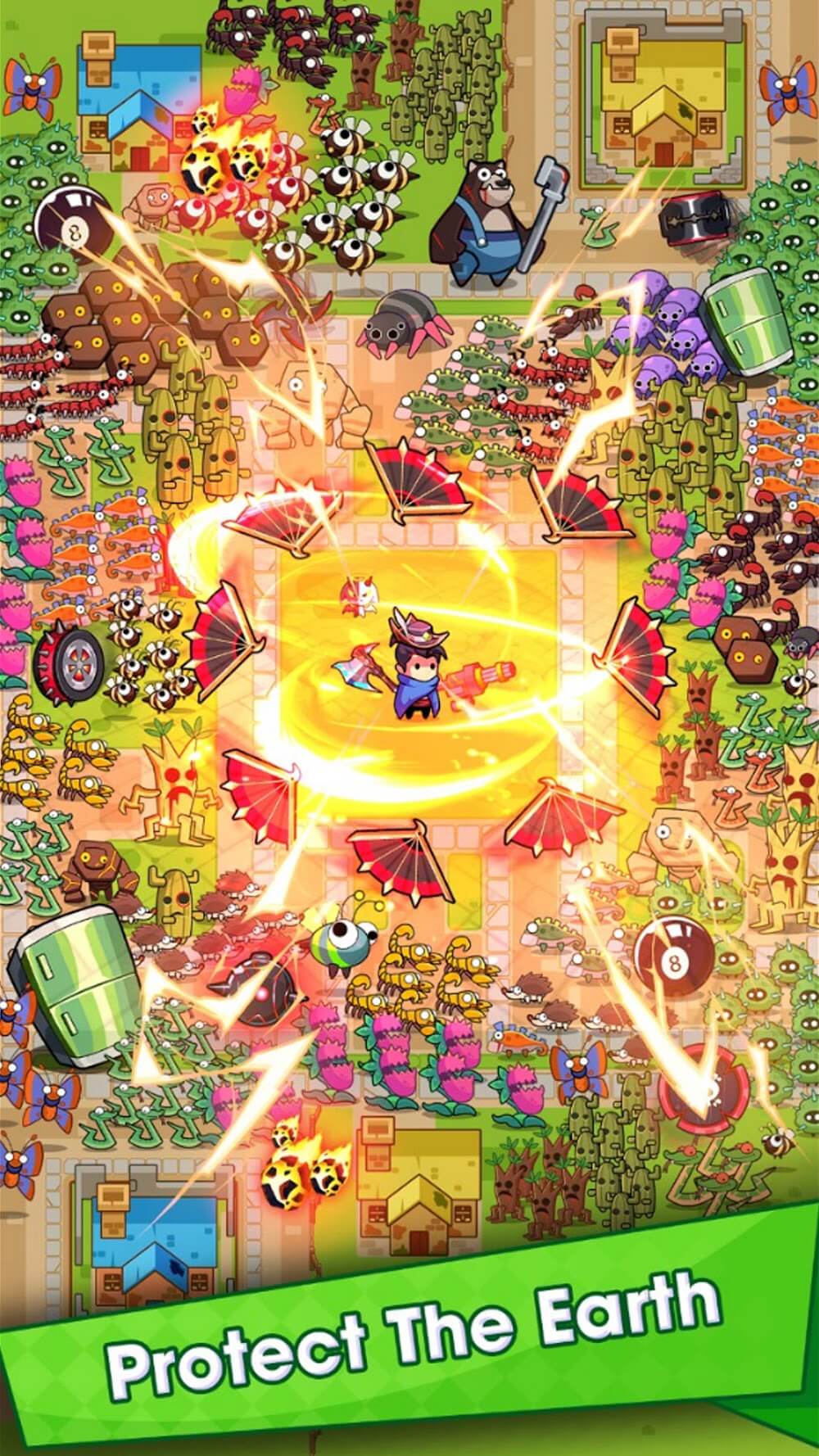 Capture d'écran de gameplay 4 de Hero Survival IO