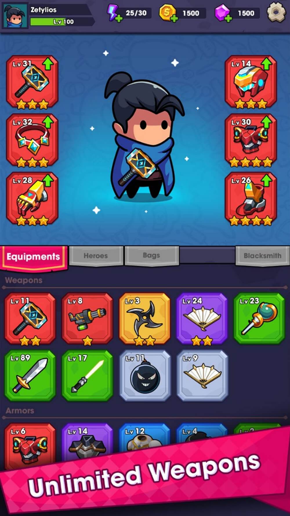 Capture d'écran de gameplay 6 de Hero Survival IO