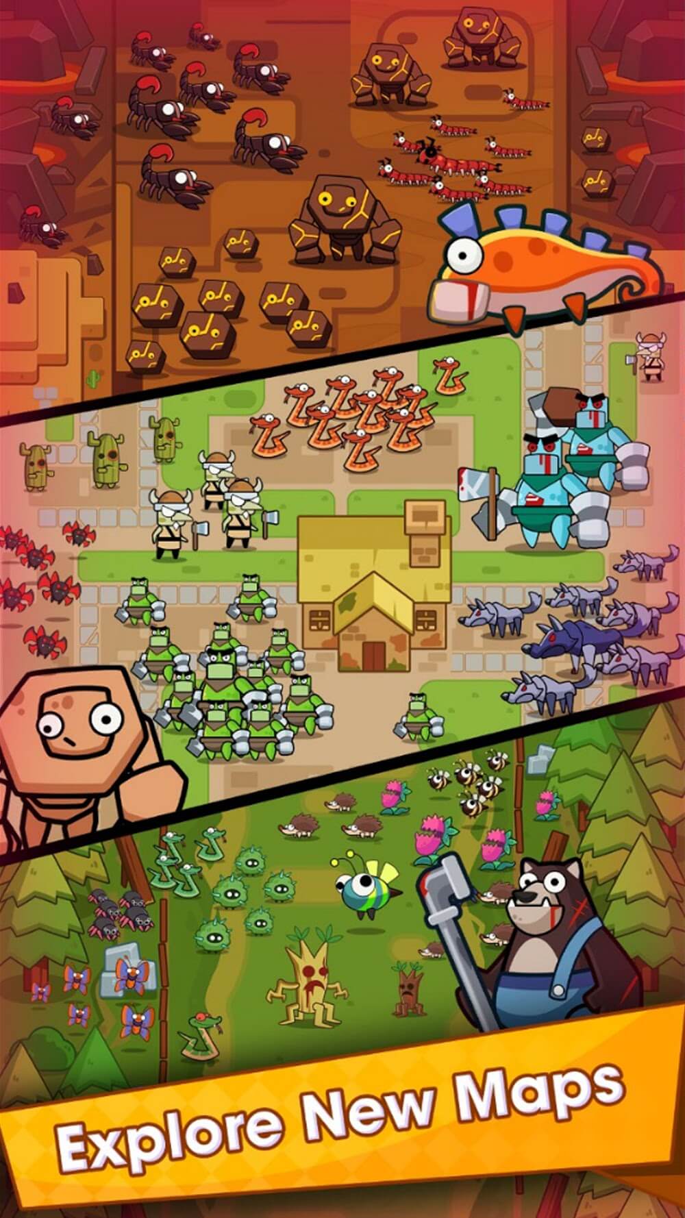 Capture d'écran de gameplay 3 de Hero Survival IO