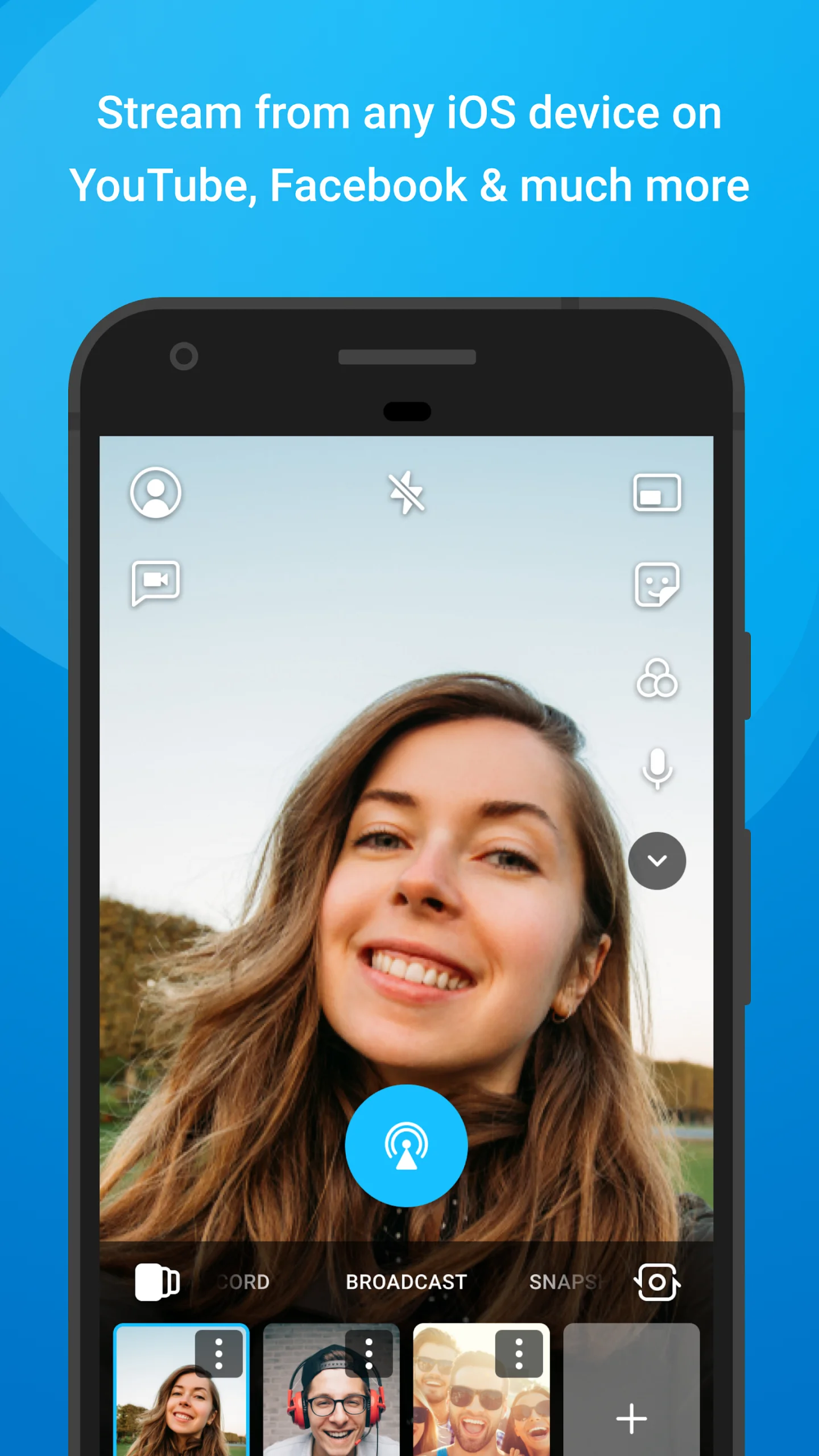 Capture d'écran ManyCam - Easy live streaming 4